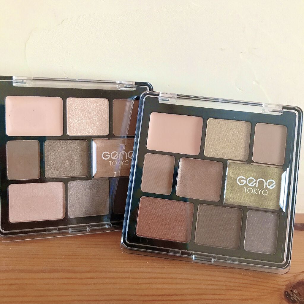 GENE TOKYO ムードアイシャドウパレット/DAISO/アイシャドウパレットを使ったクチコミ（1枚目）