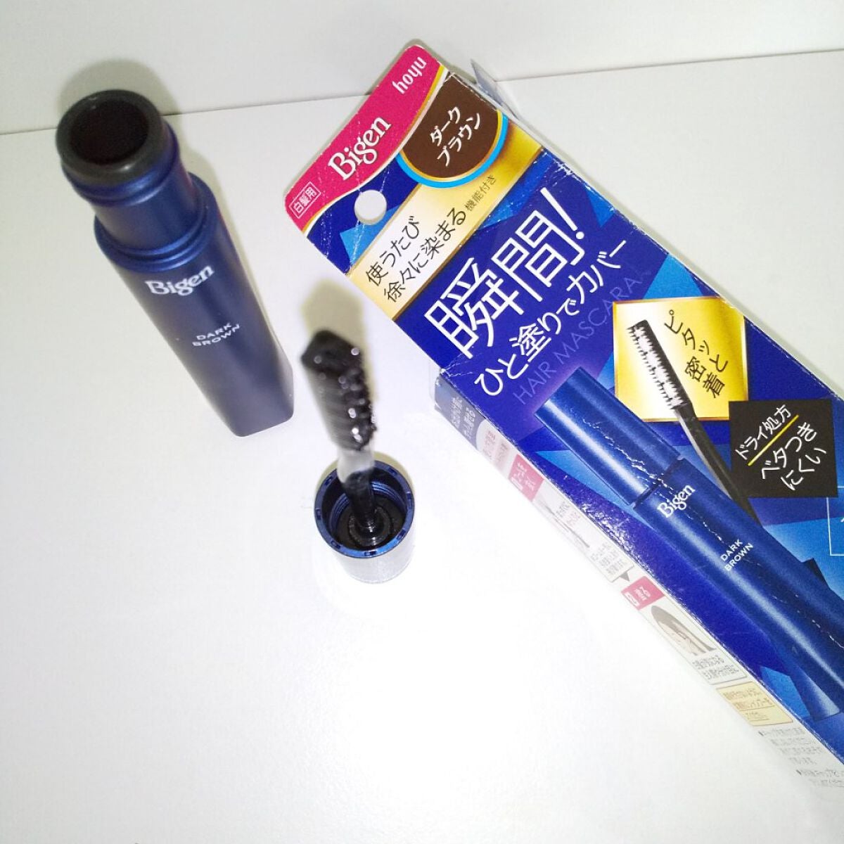 ヘアマスカラ/ビゲン/ヘアカラーを使ったクチコミ(1枚目)