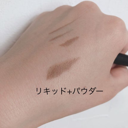 ビューティーガイドアイブロー N/インテグレート/リキッドアイブロウを使ったクチコミ(3枚目)