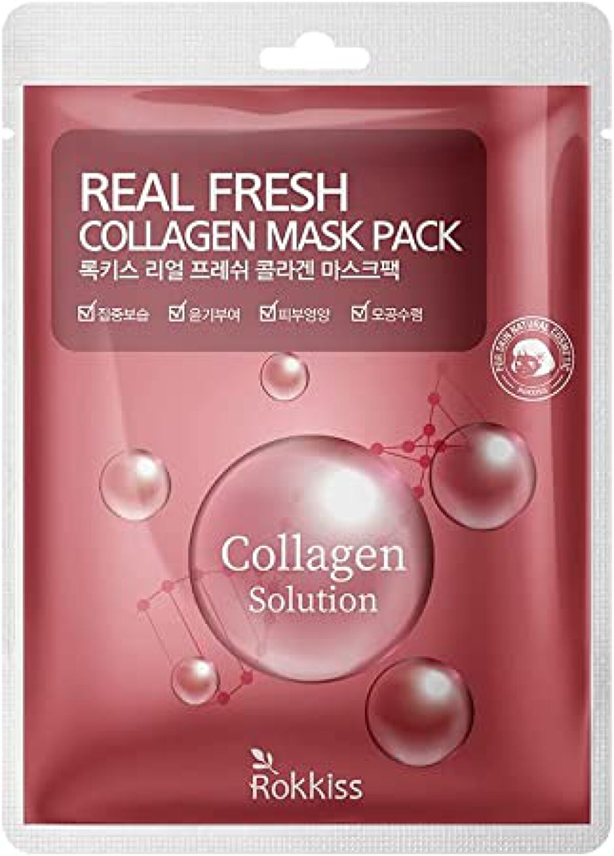 リアルフレッシュコラーゲンマスクパック / Rokkiss