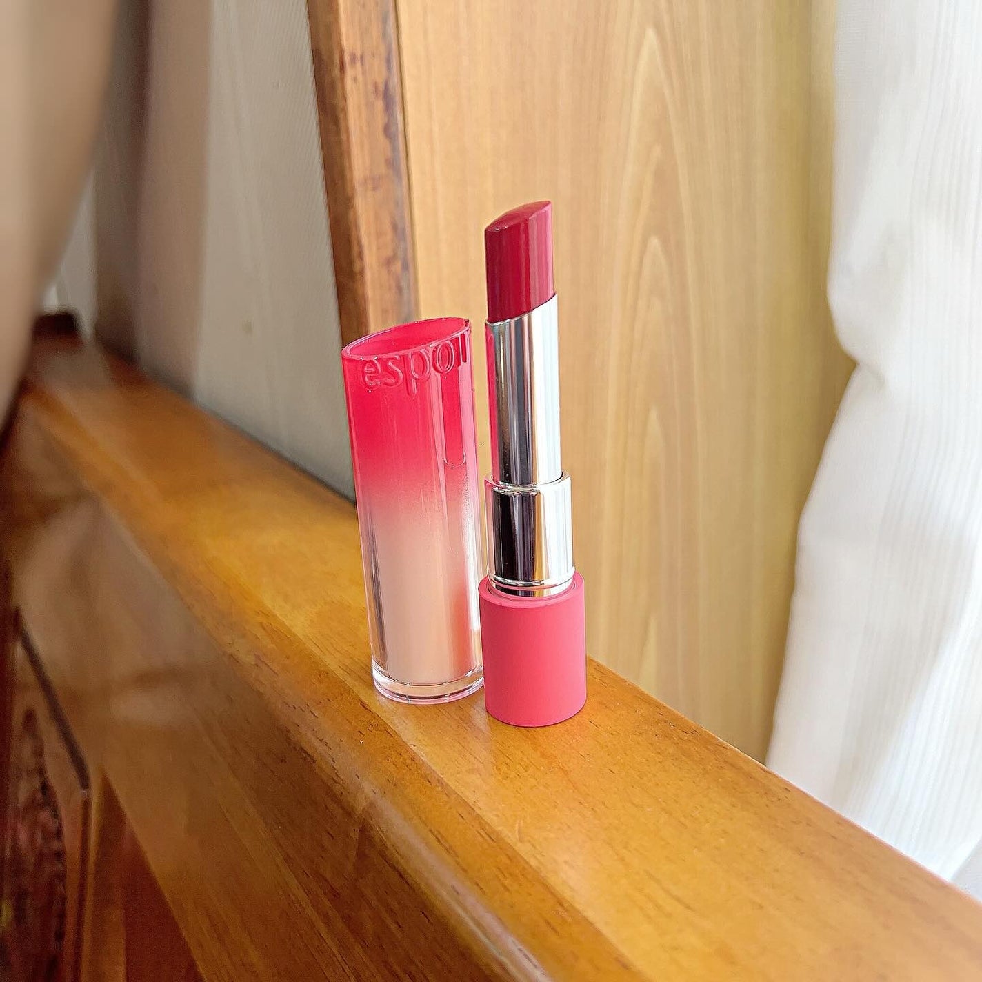 ノーウェアリップスティック バーミンググロー/espoir/口紅を使ったクチコミ(2枚目)