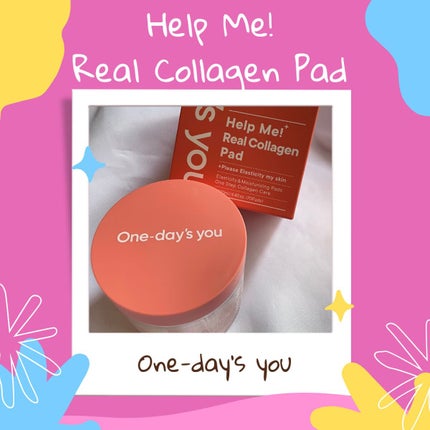 ヘルプミー! リアルコラーゲンパッド/One-day's you/トナーパッドを使ったクチコミ(1枚目)
