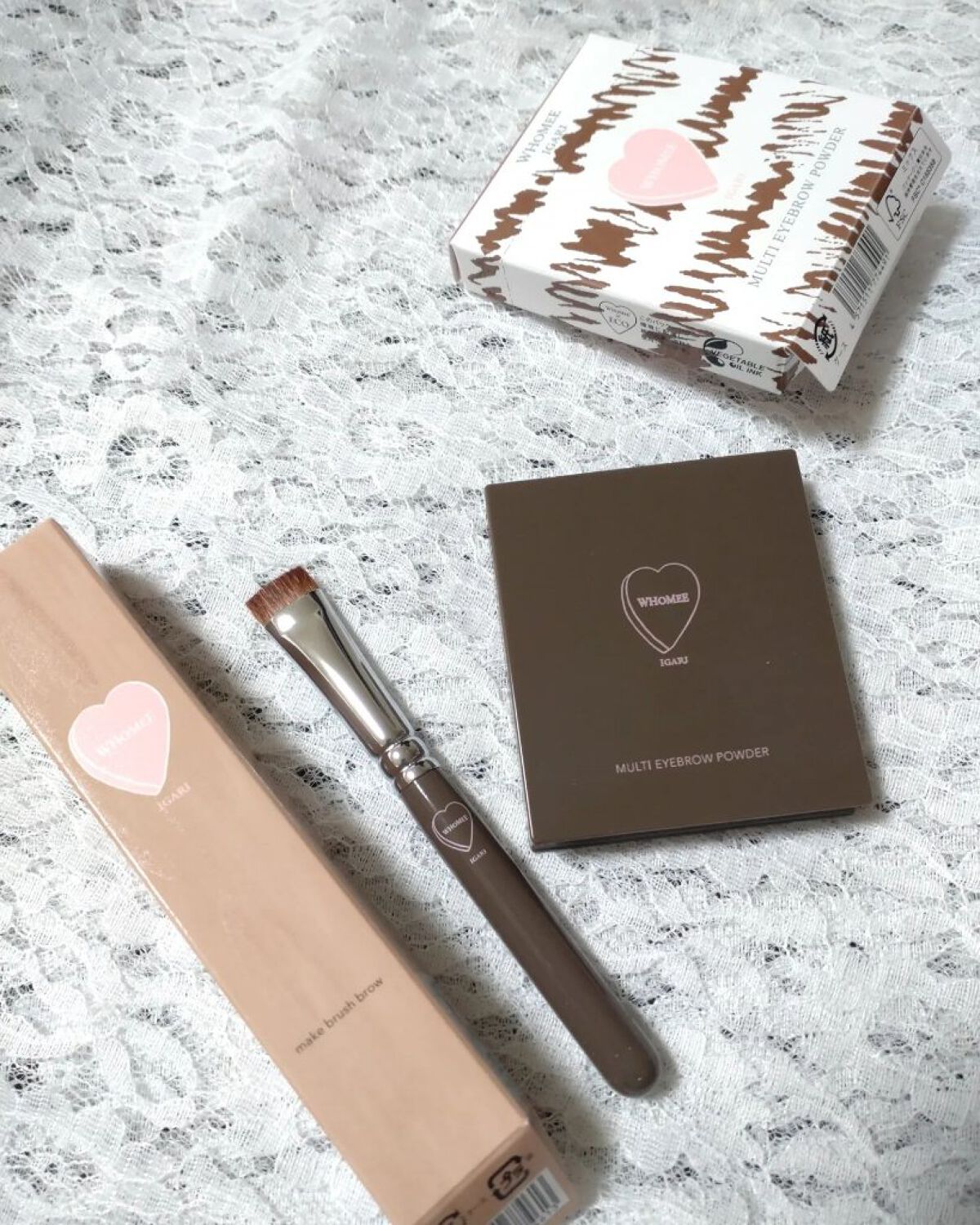 フーミー マルチアイブロウパウダー/WHOMEE/パウダーアイブロウを使ったクチコミ（1枚目）