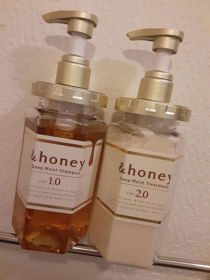 &honey ディープモイスト シャンプー1.0/ヘアトリートメント2.0のクチコミ「今までLIPSは見る専だったのですが、とてもいい商品に出会ったので初めて投稿します!!
.....」(1枚目)