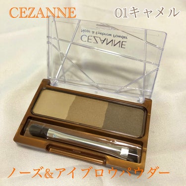 ノーズ＆アイブロウパウダー/CEZANNE/パウダーアイブロウを使ったクチコミ（1枚目）