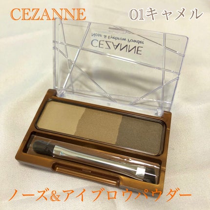 ノーズ&アイブロウパウダー/CEZANNE/パウダーアイブロウを使ったクチコミ(1枚目)