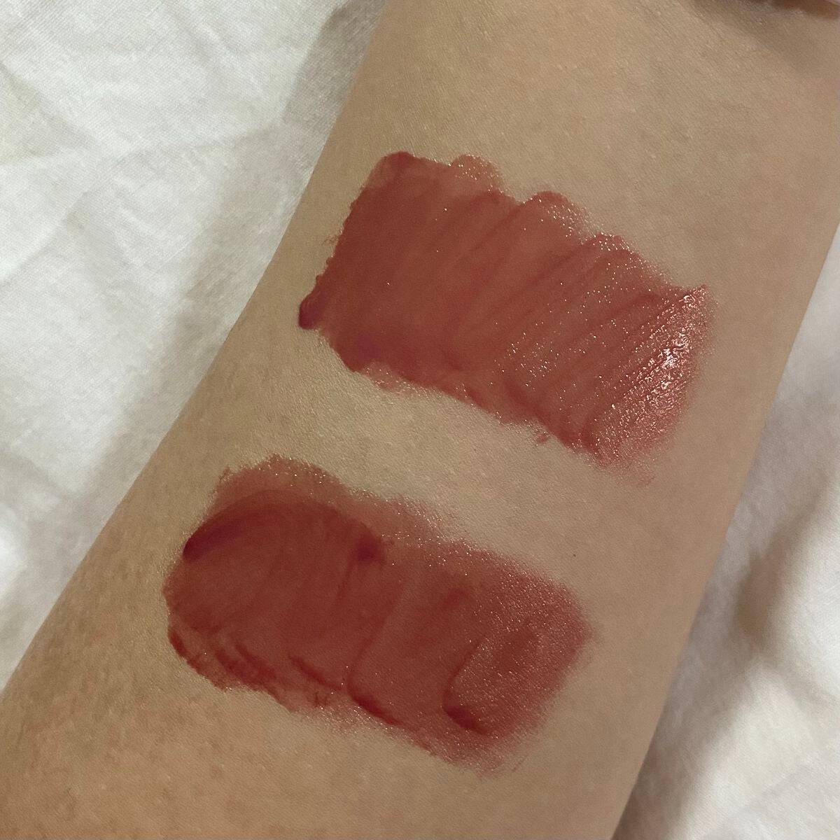 ムードインハンサーウォーターリキッドグロウ/hince/口紅を使ったクチコミ(8枚目)