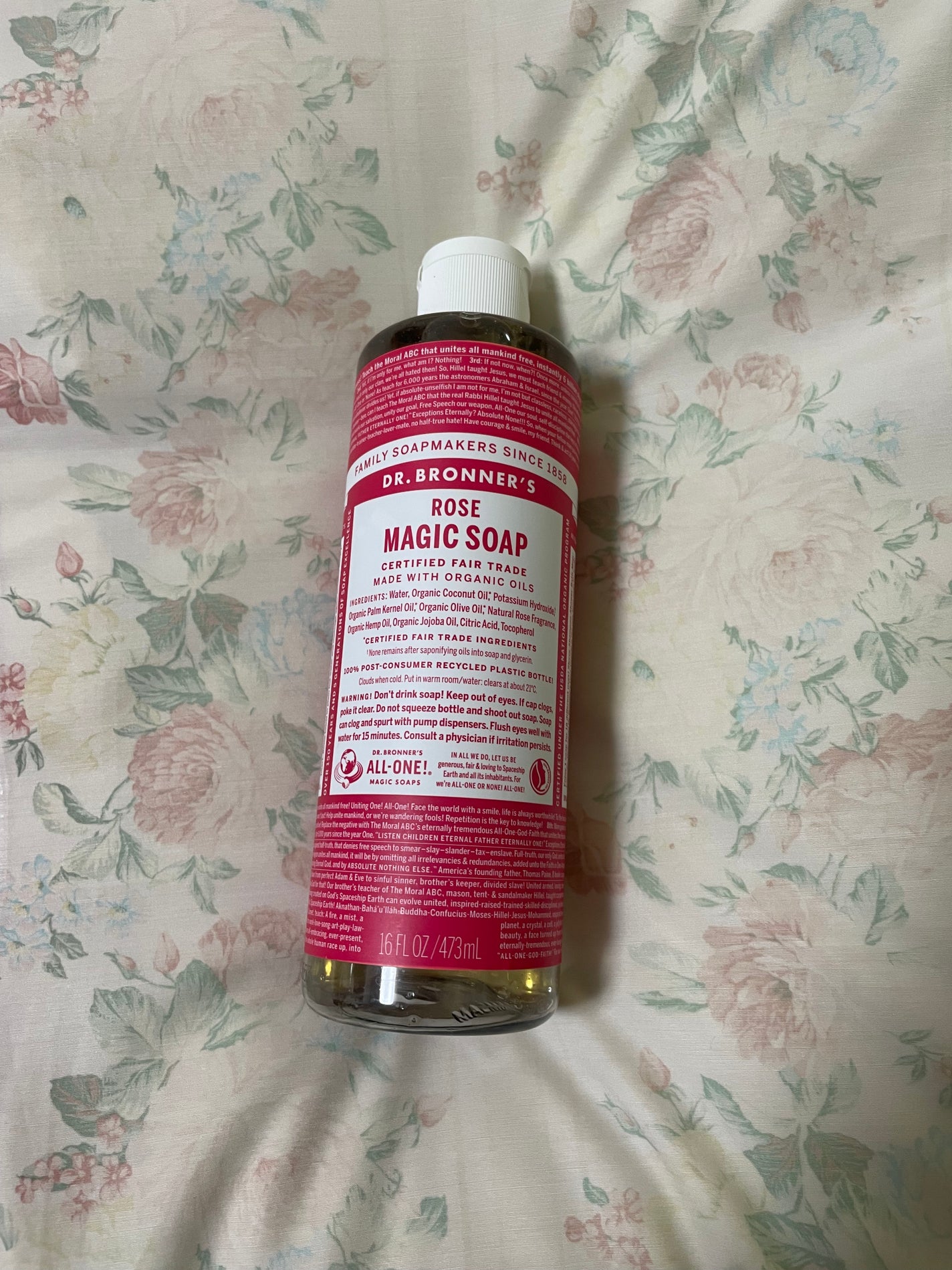 マジックソープ ローズ/ドクターブロナー/ボディソープを使ったクチコミ(1枚目)