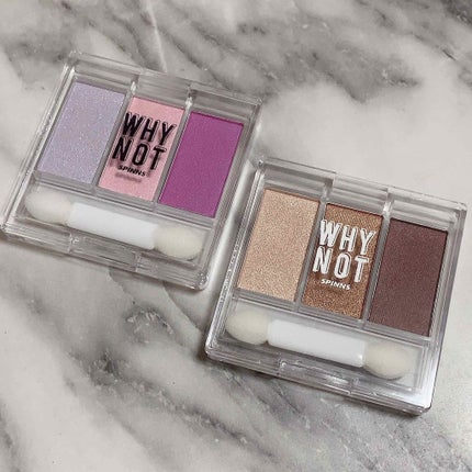 WHY NOT SPINNS 3色アイシャドウ/DAISO/アイシャドウパレットを使ったクチコミ(1枚目)