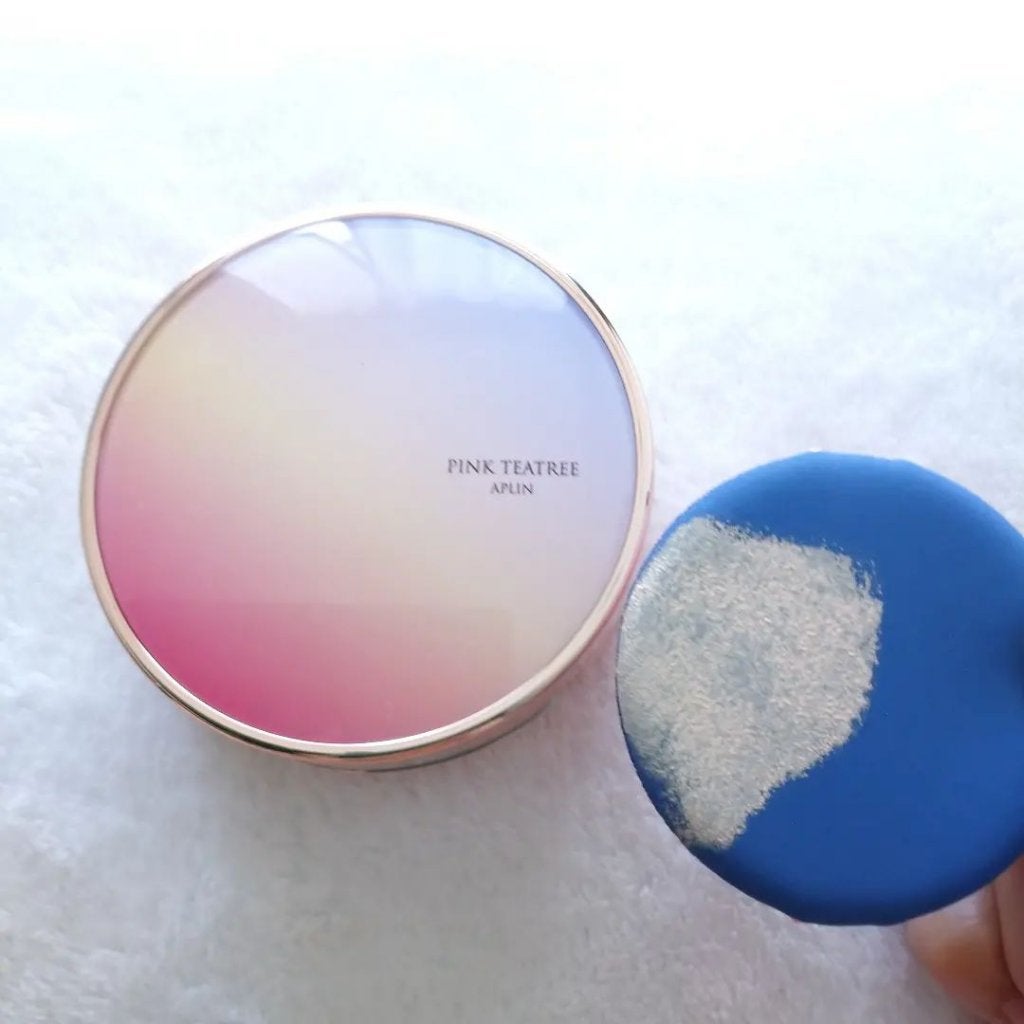 ピンクティーツリーカバークッション/APLIN/クッションファンデーションを使ったクチコミ(6枚目)