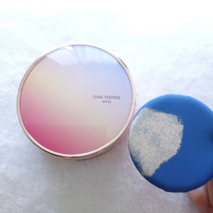 ピンクティーツリーカバークッション/APLIN/クッションファンデーションを使ったクチコミ(6枚目)