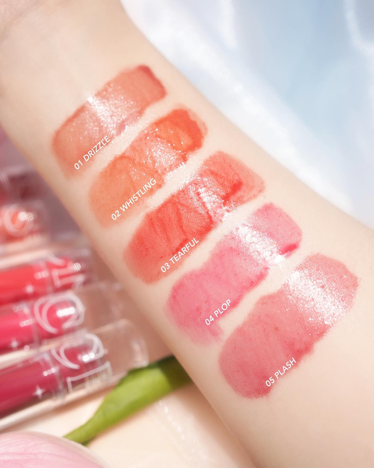 プリュールティント #1 ドリズル/too cool for school/リップティントを使ったクチコミ（3枚目）