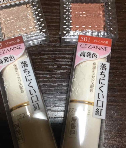 ラスティング リップカラーN/CEZANNE/口紅を使ったクチコミ(1枚目)