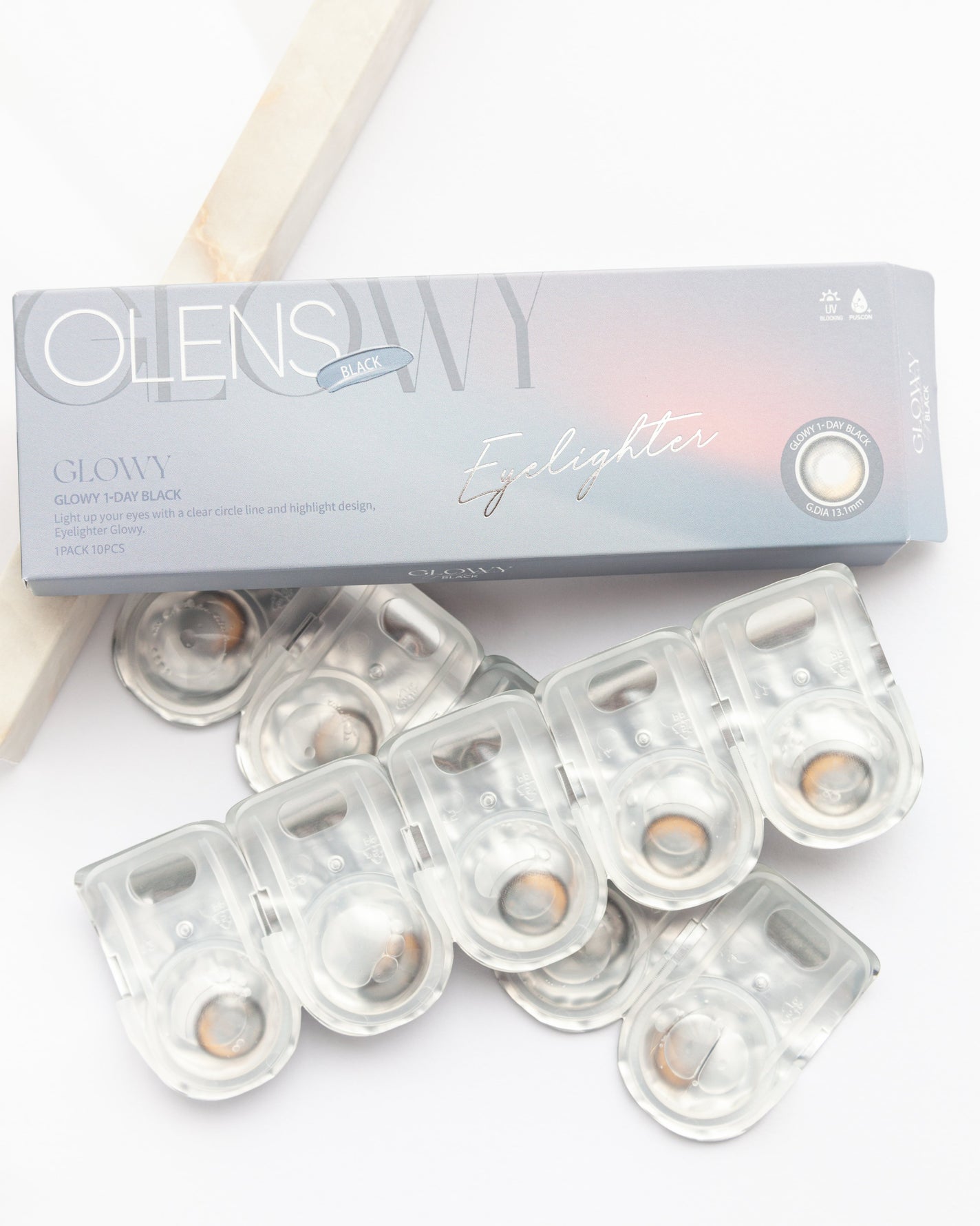 Glowy 1day/OLENS/ワンデー(1DAY)カラコンを使ったクチコミ(1枚目)