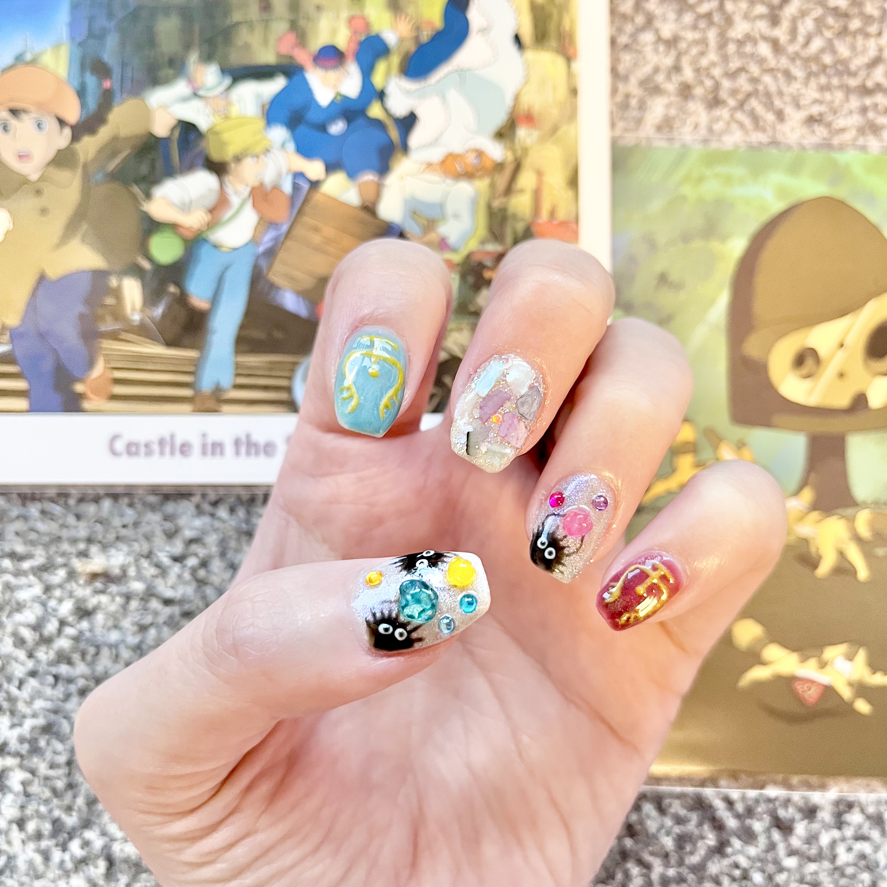 ジェルネイル（ライト対応）/セリア/ジェルネイルを使ったクチコミ（2枚目）