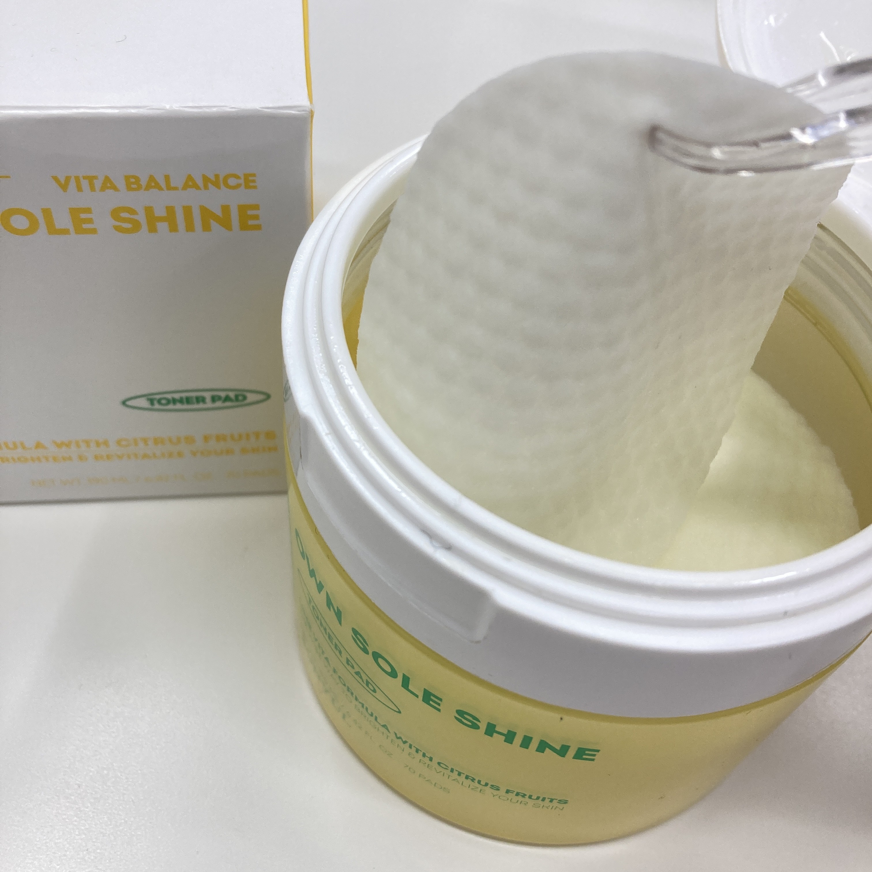 ビタバランスオウンソールシャイントナーパッド/EUNYUL/トナーパッドを使ったクチコミ（1枚目）