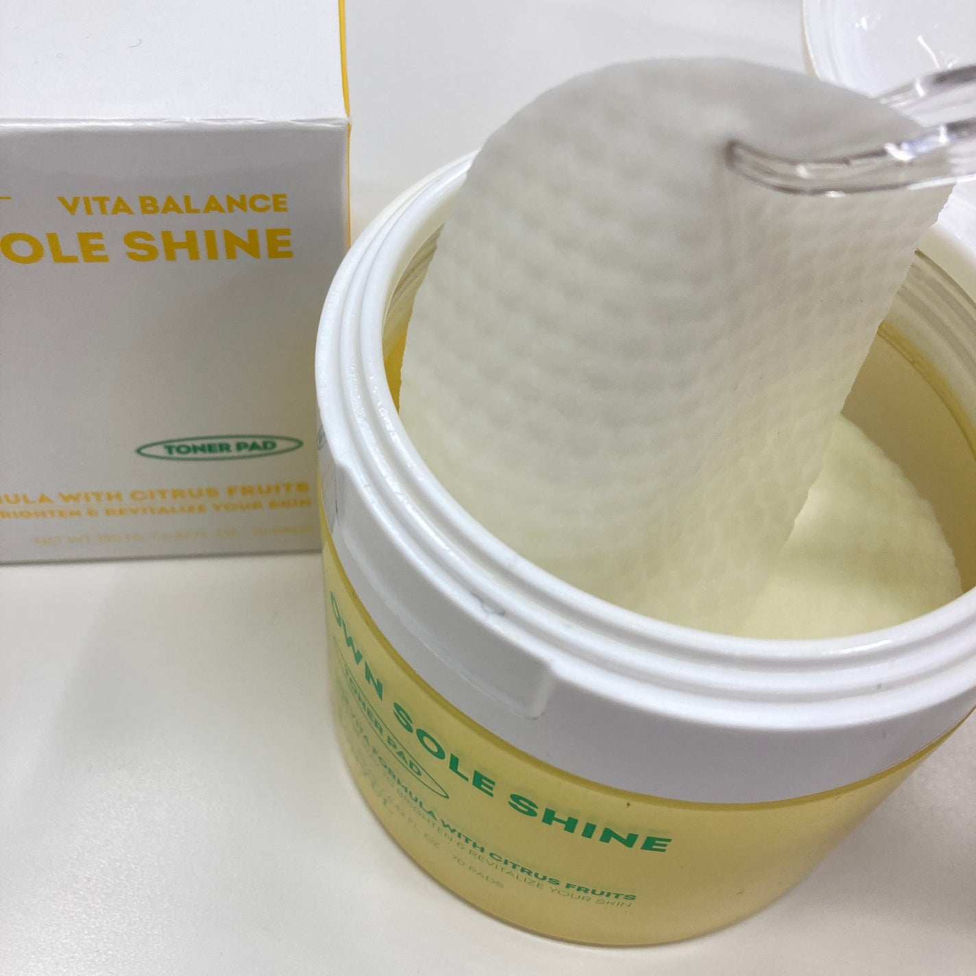 ビタバランスオウンソールシャイントナーパッド/EUNYUL/トナーパッドを使ったクチコミ(1枚目)