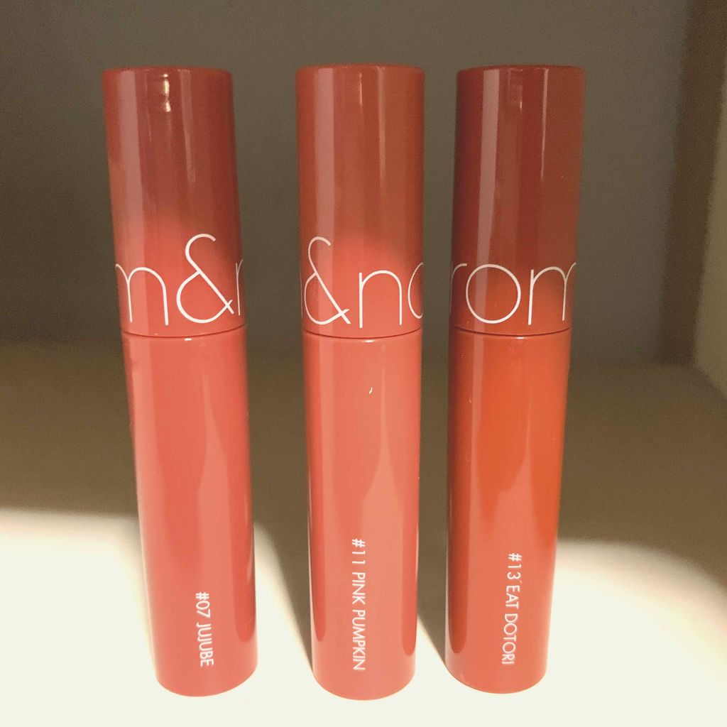 ジューシーラスティングティント/rom&nd/リップティントを使ったクチコミ（1枚目）