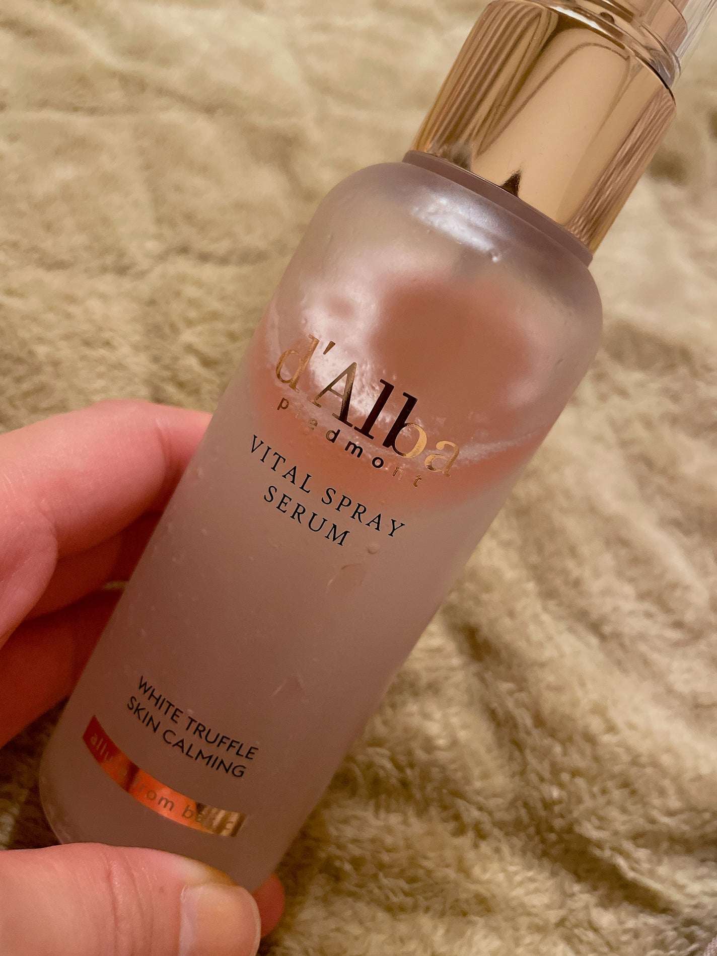 ダルバ ホワイトトリュフバイタルスプレーセラム/ダルバ/ミスト状化粧水を使ったクチコミ(2枚目)