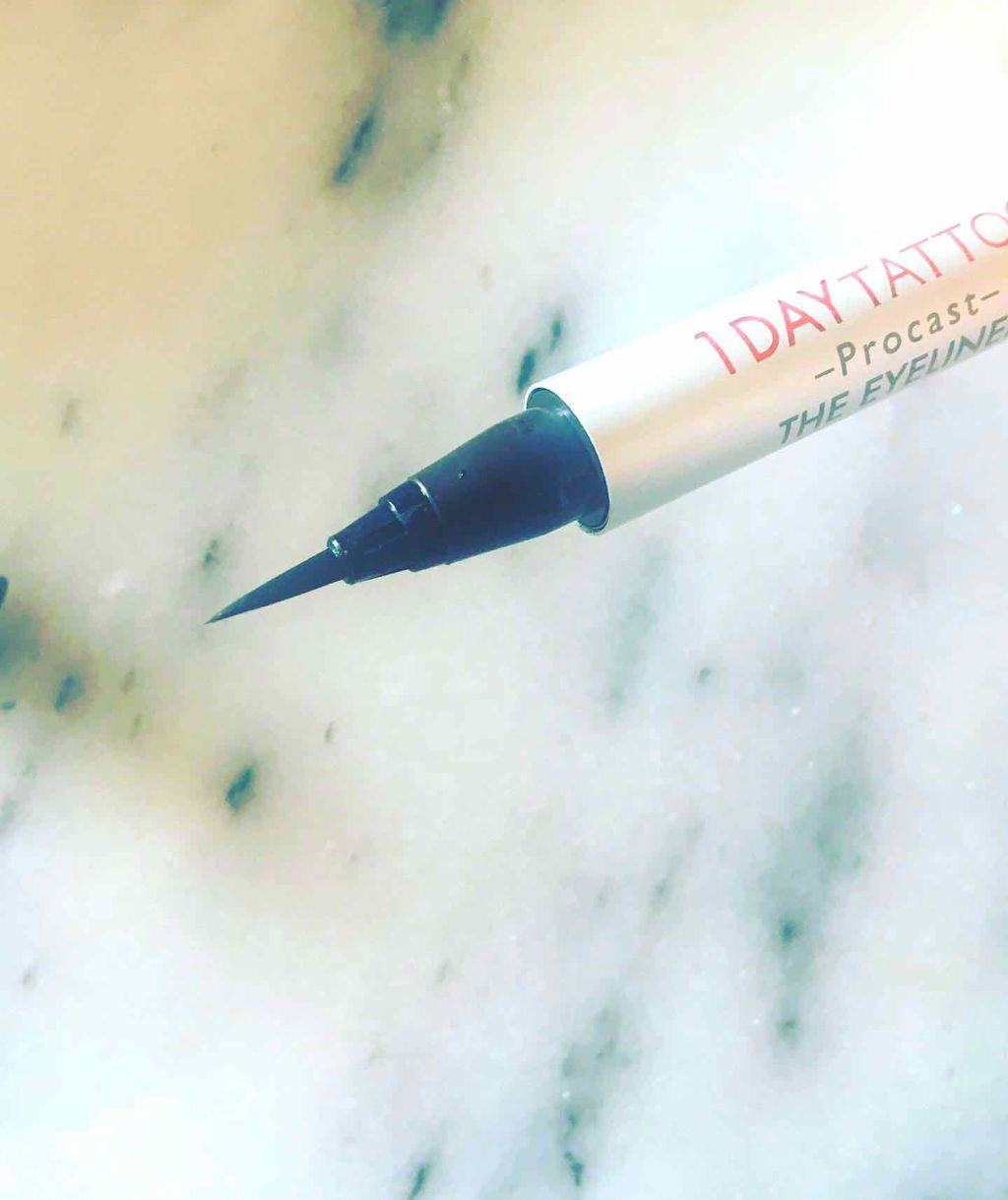 1DAY TATTOO プロキャスト ザ・アイライナー/K-パレット/リキッドアイライナーを使ったクチコミ(2枚目)