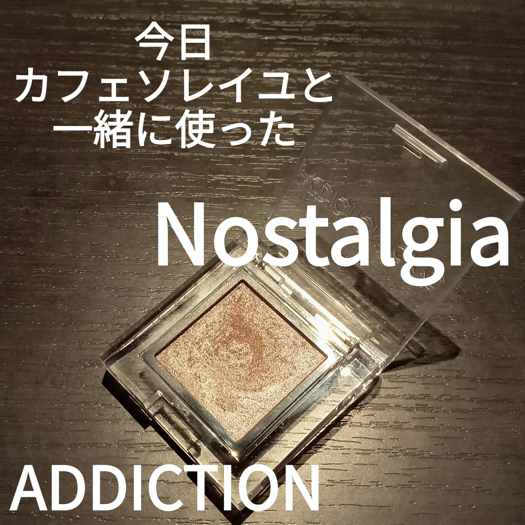アディクション ザ アイシャドウ パール 009P Nostalgia/ADDICTION/単色アイシャドウを使ったクチコミ（1枚目）