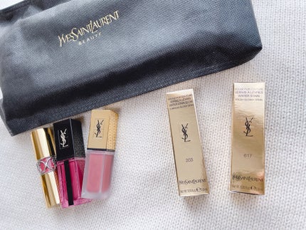 ルージュ ピュールクチュール ヴェルニ ウォーターステイン/YVES SAINT LAURENT BEAUTE/口紅を使ったクチコミ(2枚目)