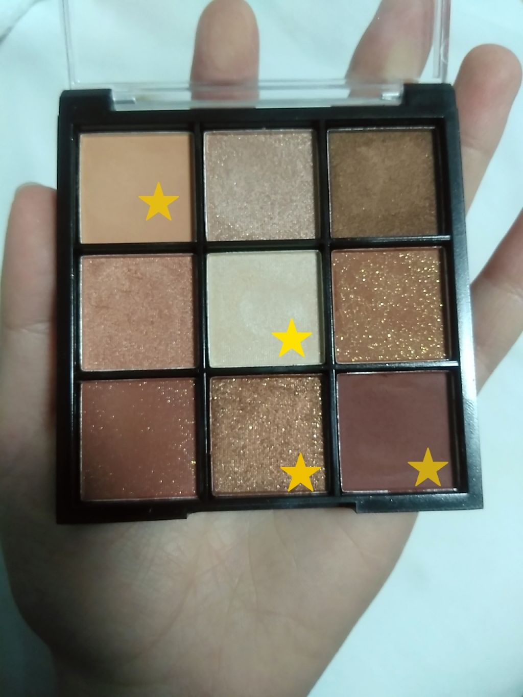UR GLAM　BLOOMING EYE COLOR PALETTE/U R GLAM/アイシャドウパレットを使ったクチコミ（2枚目）
