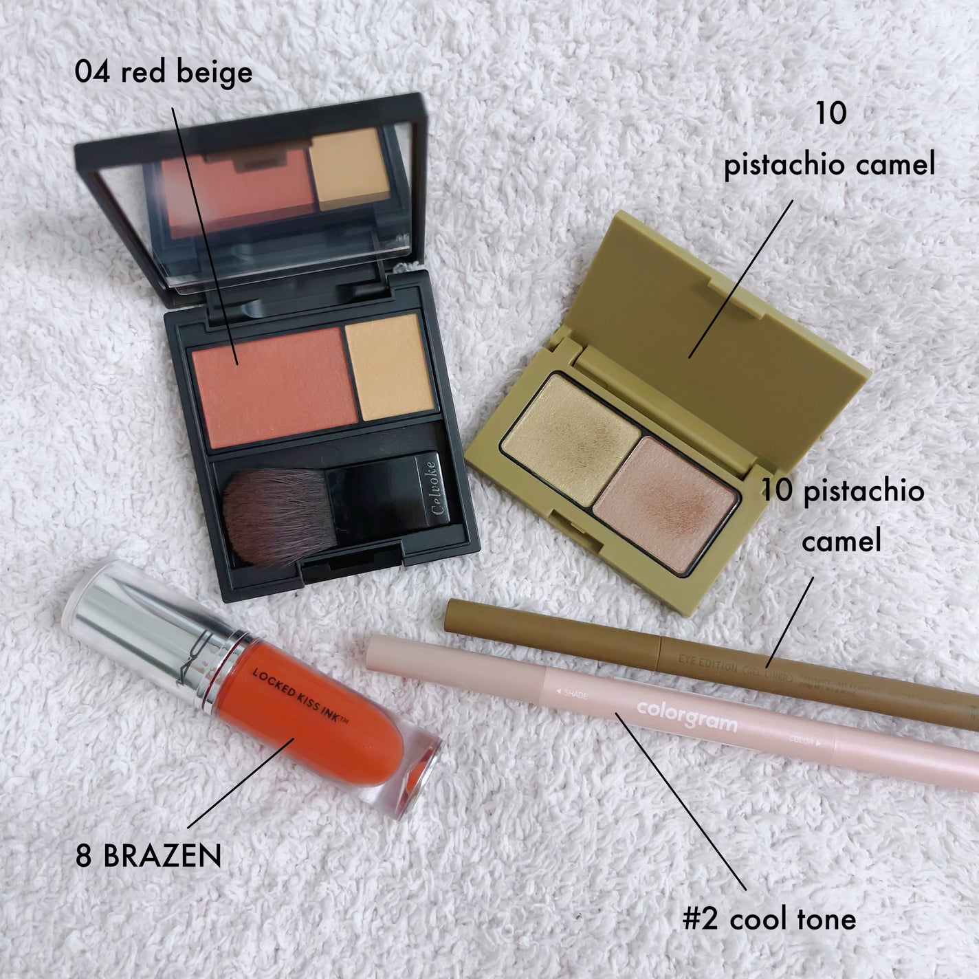 セルヴォーク カムフィー ブラッシュ/Celvoke/パウダーチークを使ったクチコミ(1枚目)