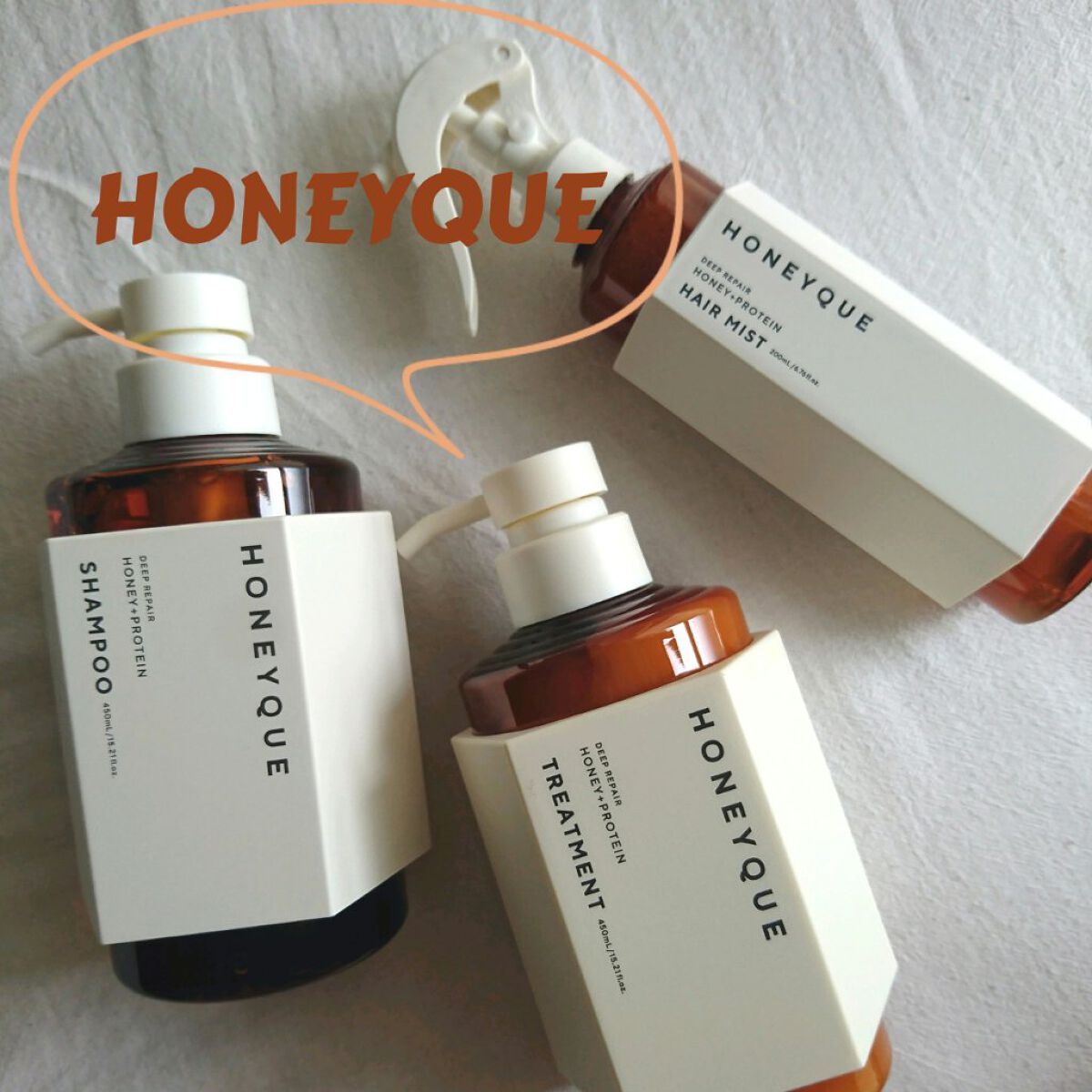 ディープリペア 2WAY ヘアミスト モイスト/ハニーク/ヘアミストを使ったクチコミ（1枚目）