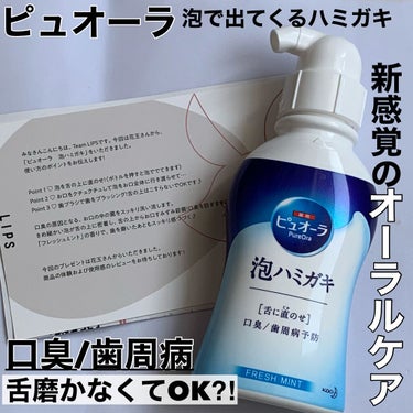 薬用ピュオーラ 泡で出てくるハミガキ/ピュオーラ/歯磨き粉を使ったクチコミ（1枚目）