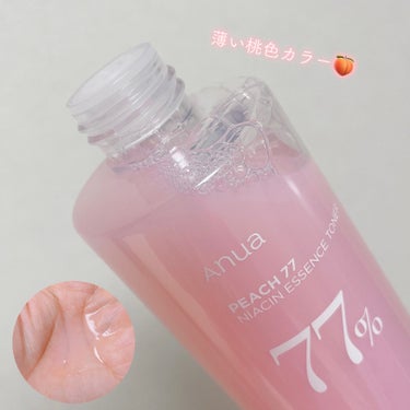 桃77％ナイアシンエッセンストナー 250ml/Anua/化粧水を使ったクチコミ（3枚目）