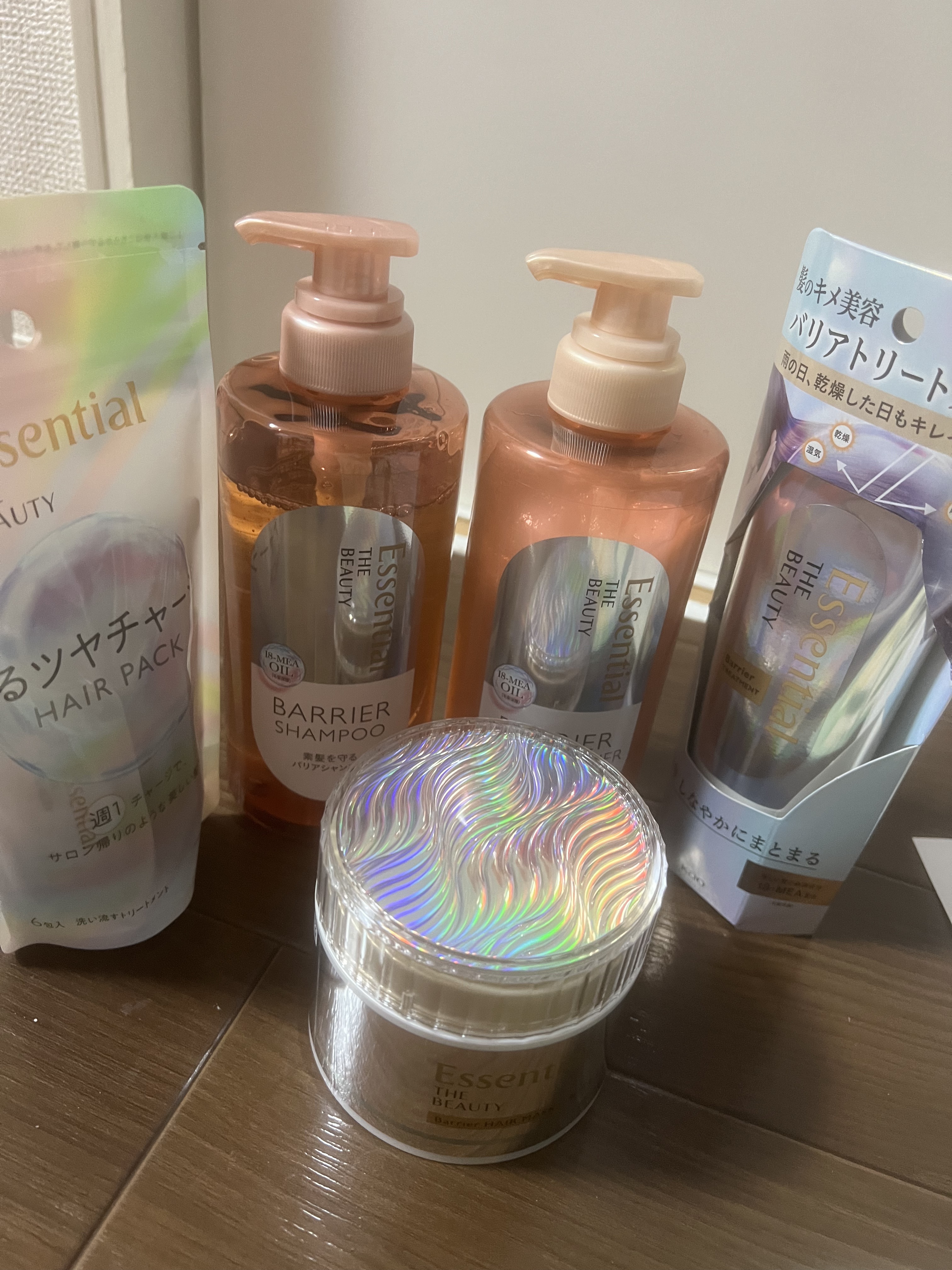 Essential THE BEAUTY 髪のキメ美容バリアヘアマスク/エッセンシャル/ヘアマスク・ヘアパックを使ったクチコミ（2枚目）