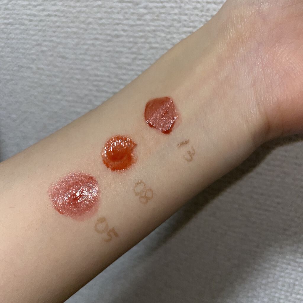 ジューシーラスティングティント/rom&nd/リップティントを使ったクチコミ（2枚目）