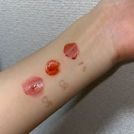 グラスティングウォーターティント/rom&nd/リップティントを使ったクチコミ(2枚目)