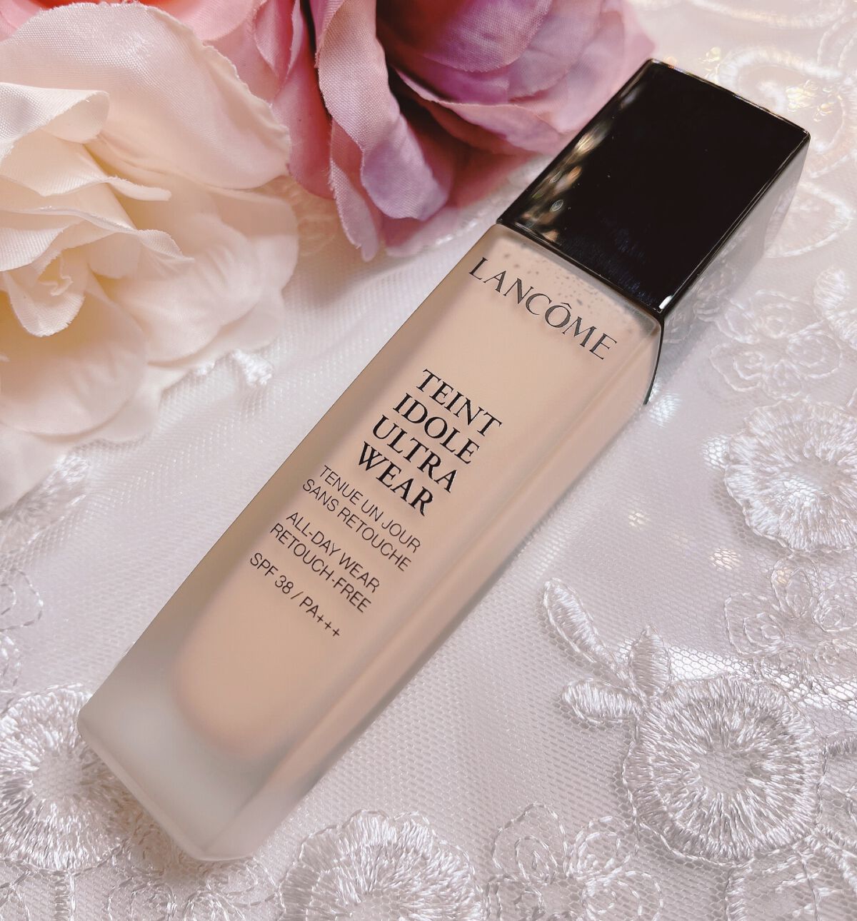 タンイドル ウルトラ ウェア リキッド B-02/LANCOME/リキッドファンデーションを使ったクチコミ（1枚目）