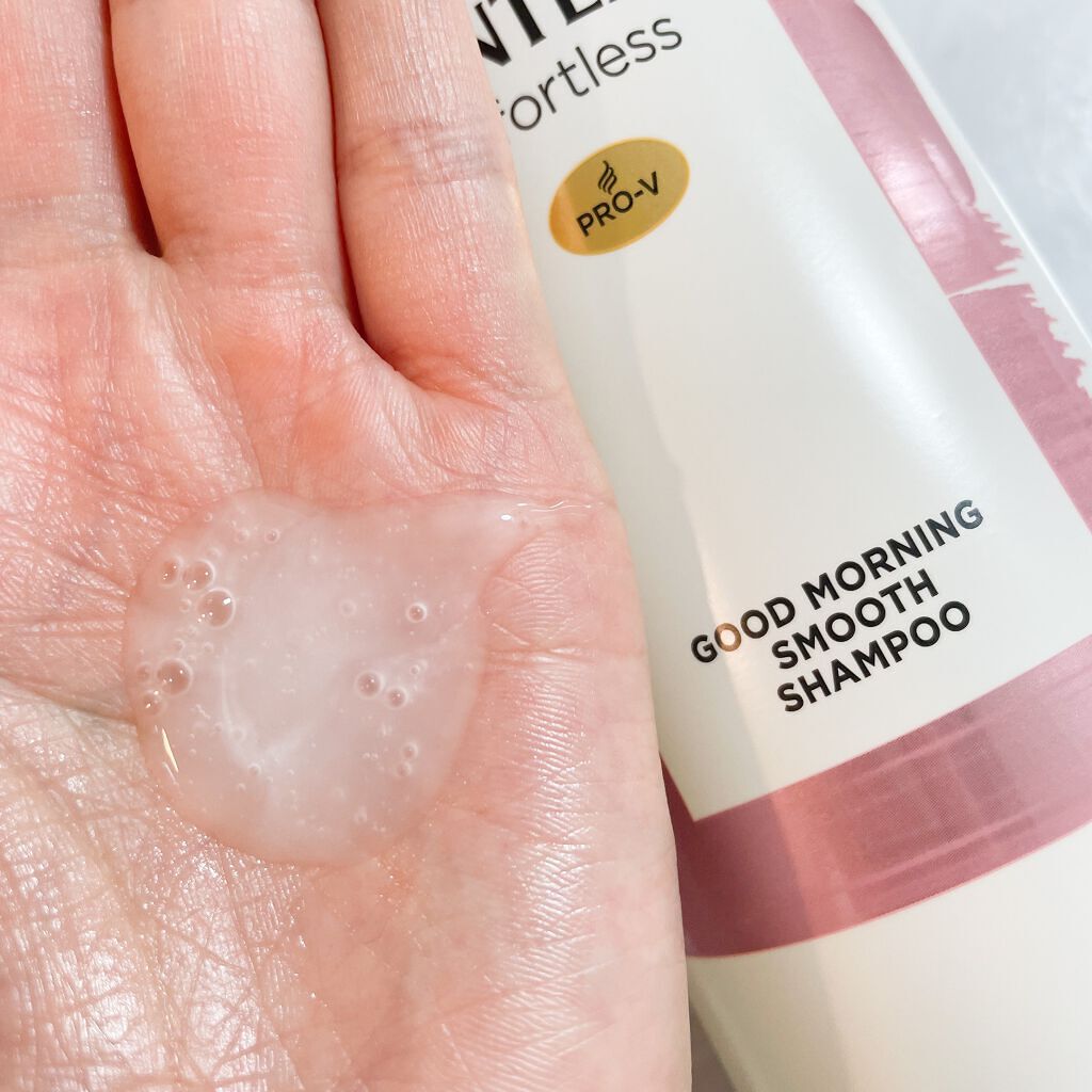 パンテーン エフォートレス グッドモーニング スムース シャンプー／トリートメント/パンテーン/市販シャンプーを使ったクチコミ（2枚目）