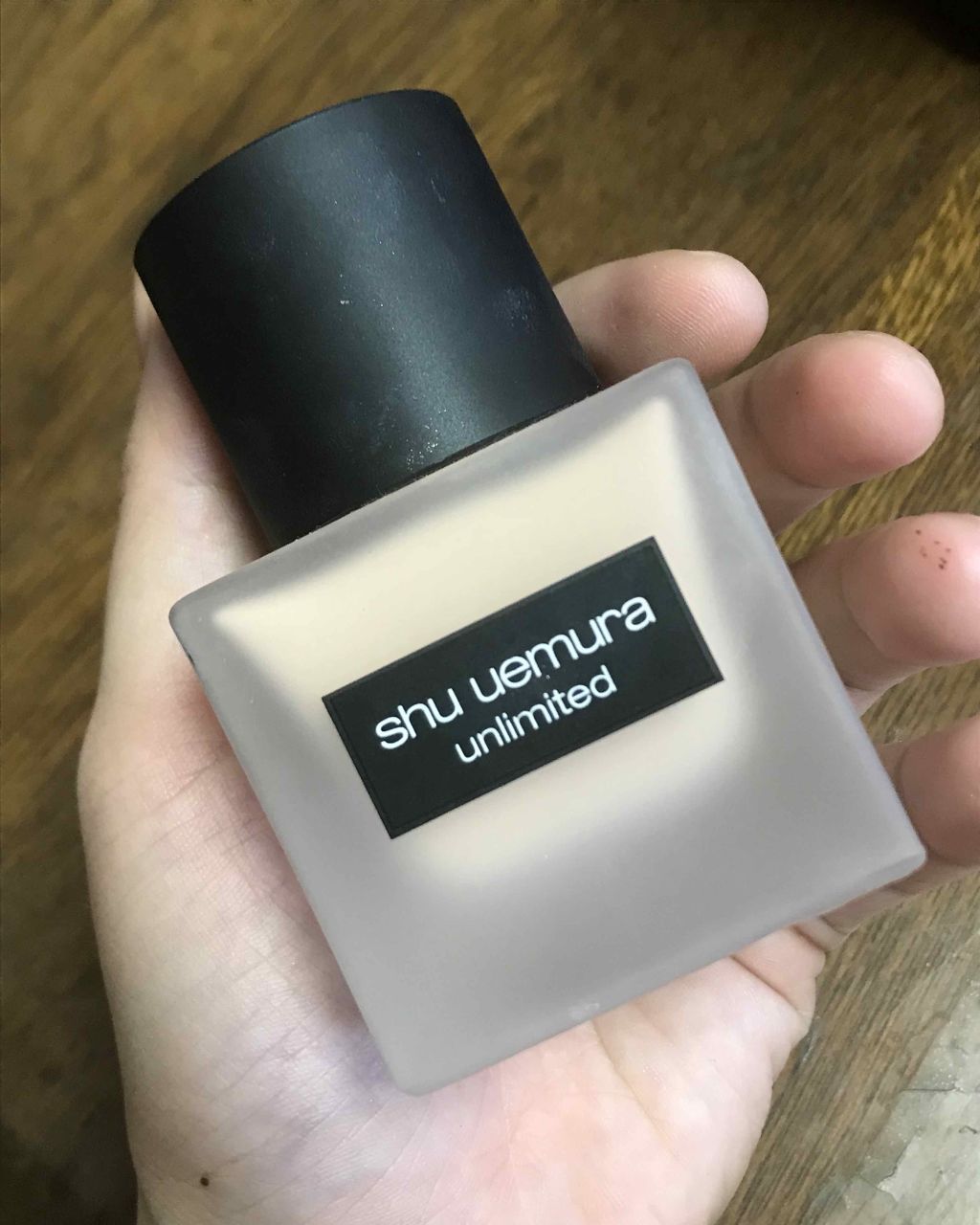 （旧）アンリミテッド ラスティング フルイド/shu uemura/リキッドファンデーションを使ったクチコミ（1枚目）