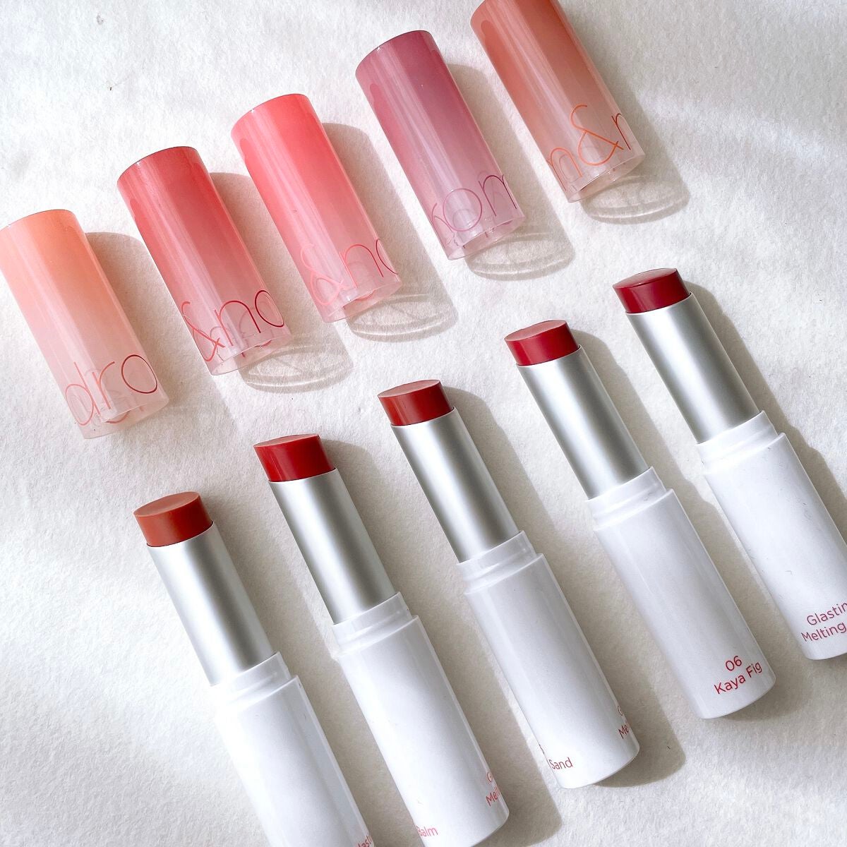 グラスティングメルティングバーム/rom&nd/リップバームを使ったクチコミ(2枚目)