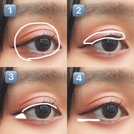 パーフェクトマルチアイズ/キャンメイク/アイシャドウパレットを使ったクチコミ(3枚目)