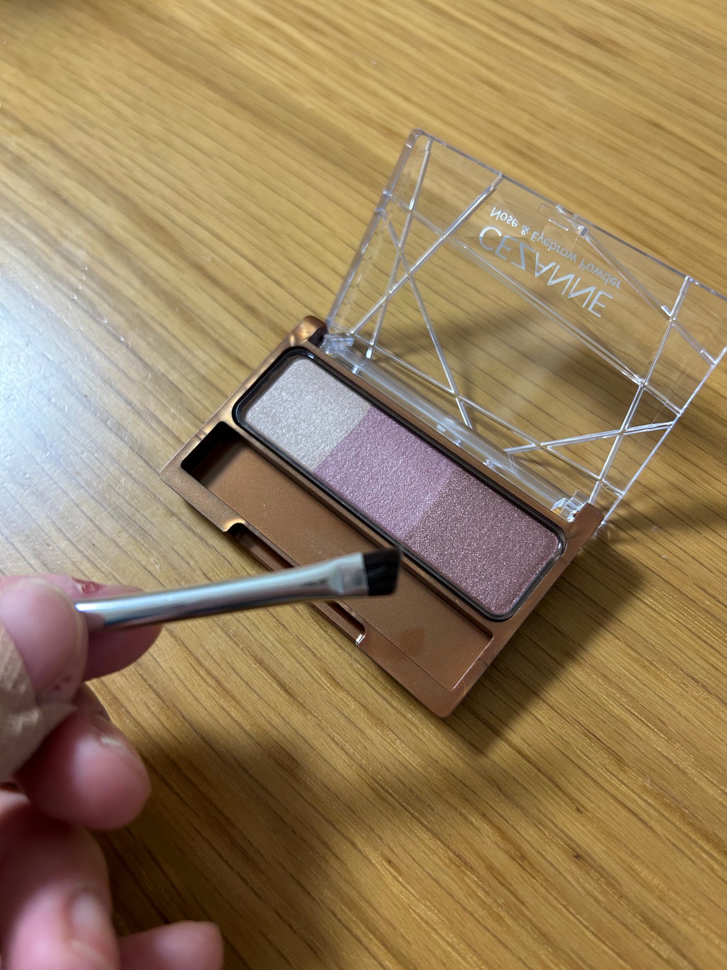 ノーズ&アイブロウパウダー/CEZANNE/パウダーアイブロウを使ったクチコミ(2枚目)