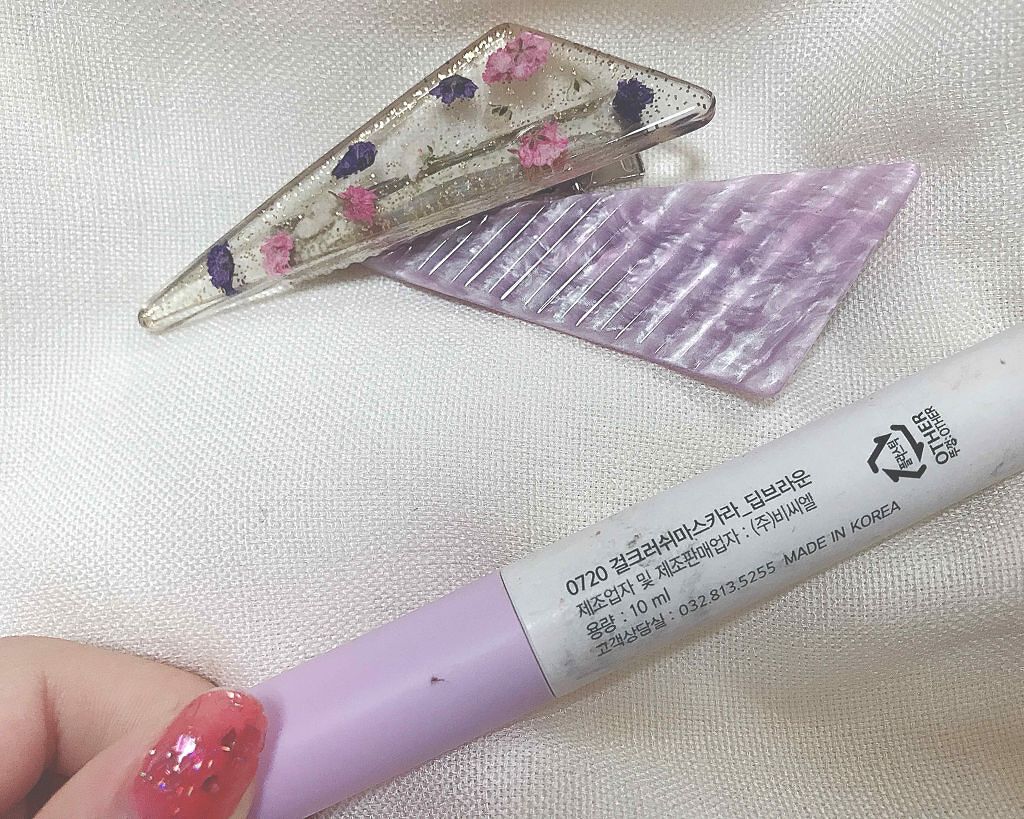 韓国ダイソー マスカラ ブラウン/DAISO/マスカラを使ったクチコミ(2枚目)