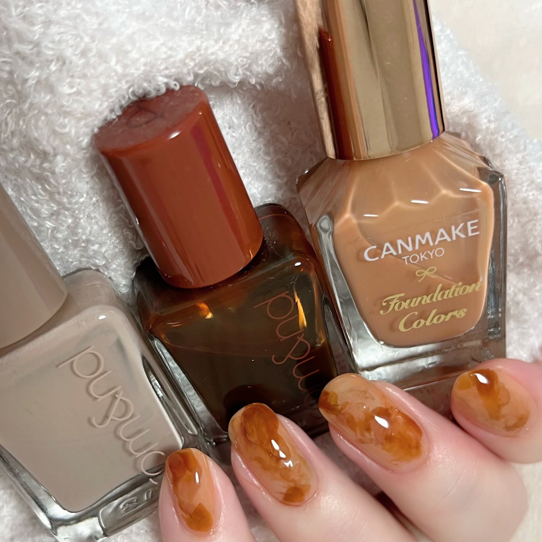 ファンデーションカラーズ/キャンメイク/マニキュアを使ったクチコミ（1枚目）