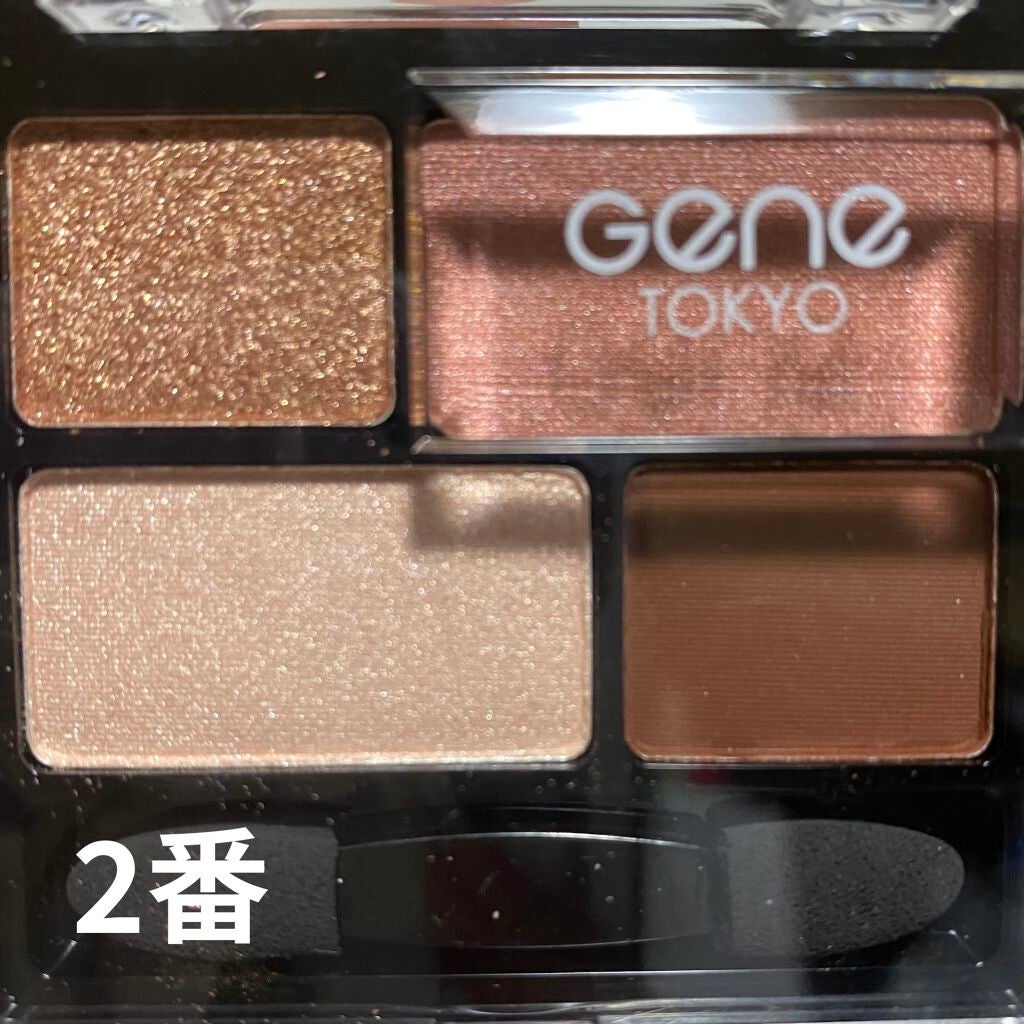 ムードアイシャドウパレット/GENE TOKYO/アイシャドウパレットを使ったクチコミ(6枚目)