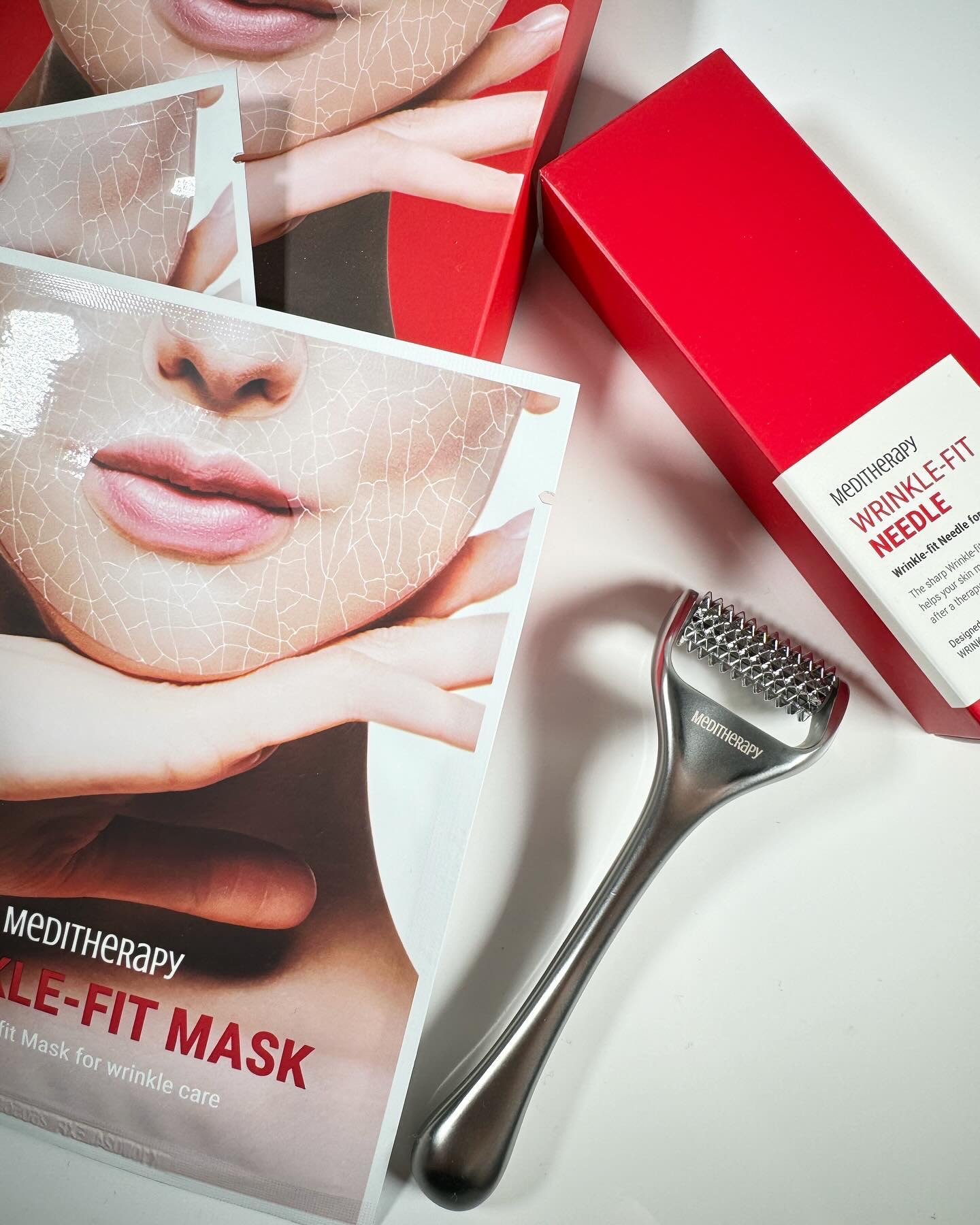 リンクルフィットマスク+ニードルローラー/MEDITHERAPY/美顔器・マッサージを使ったクチコミ（1枚目）