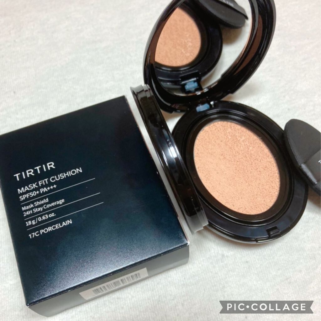 マスクフィットクッション 17Cポーセリン/TIRTIR(ティルティル)/クッションファンデーションを使ったクチコミ（2枚目）