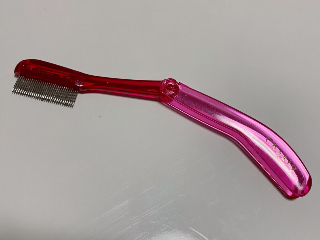 マスカラコーム メタルN（ナチュラル）/チャスティ/その他化粧小物を使ったクチコミ（3枚目）