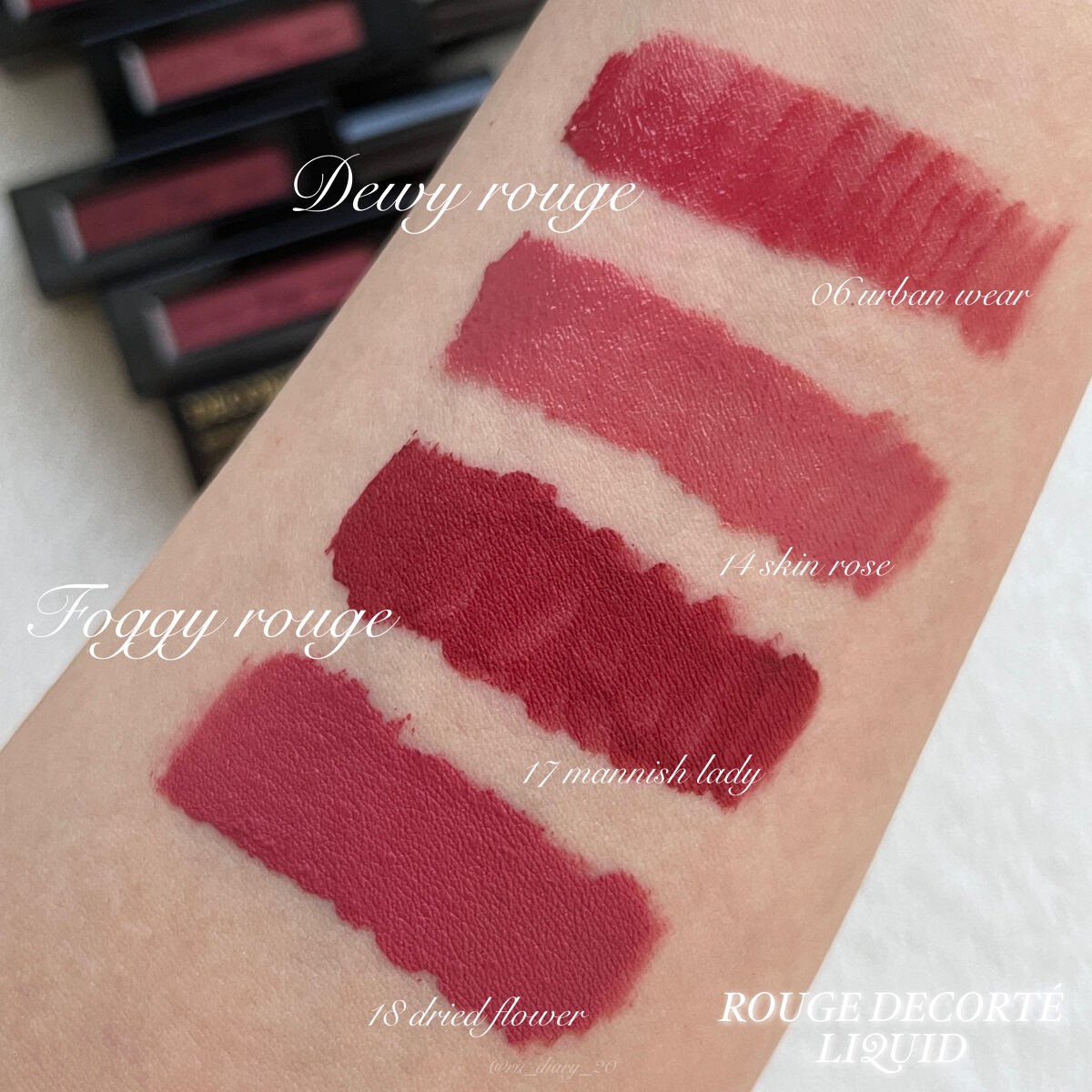 ルージュ デコルテ リキッド/DECORTÉ/口紅を使ったクチコミ（2枚目）