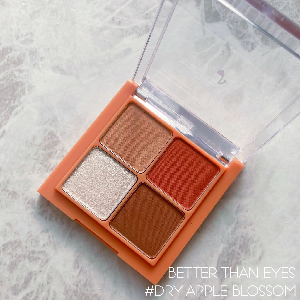 ベターザンアイズ/rom&nd/アイシャドウパレットを使ったクチコミ（3枚目）