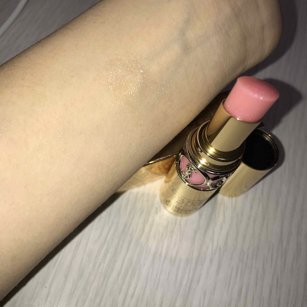 ルージュ ヴォリュプテ シャイン/YVES SAINT LAURENT BEAUTE/口紅を使ったクチコミ（2枚目）