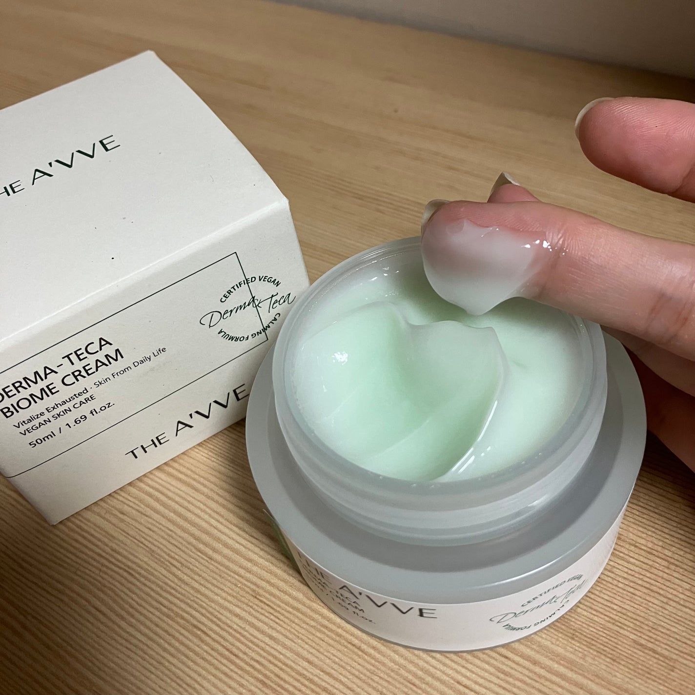 ダーマテカバイオームクリーム/THE A'VVE/フェイスクリームを使ったクチコミ(2枚目)